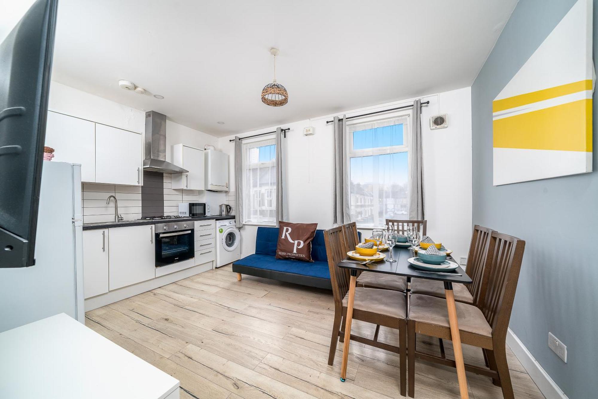 Modern 2 Bed East London Home By Rebby Properties Sleeps 5 Near Canning Town Station 外观 照片